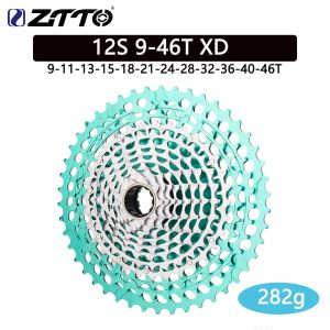 ZTTO Ultralight CNC XD Cassette Teal ULT MTB 12 Speed 10-50T 10-51T 9-46T 10-46T XD Cassette 12s XD Sprocket 12V k7 282~298g