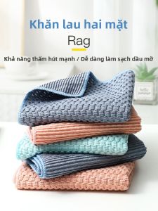BEAR FAMILY | Khăn Rửa Chén Thấm Nước Không Lông Bụi Chống Dầu Dễ Làm Sạch