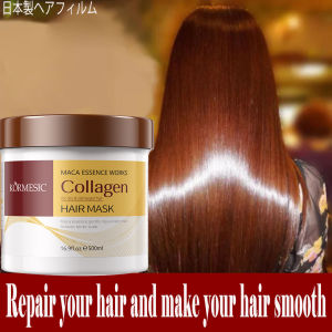 Hair Mask SMOOTH AND MOISTEN HAIR Mask Pelurus Rambut Tanpa Catok Asli 500 Gram Masker Rambut Rusak Dan Kering Rontok