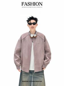 Autumn and Winter New Style Casual Men Jacket Loose Solid Color