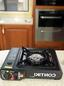 Butane Gas Stove Portable Butane Gas Stove Camping Stove (Butane Gas and LPG) Stove Cooker BBQ Set with Box