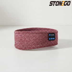 Wireless Ultra-Thin HD Stereo Bluetooth Headphones Sports Headband for Workout Yoga Travel Side Sleepers