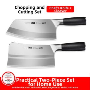 German 9Cr18MoV Forged Dual-use Cleaver Chefs Knife