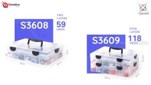 Oxihom Tempat Kotak Penyimpanan Box Mainan Kotak Obat Tool Box