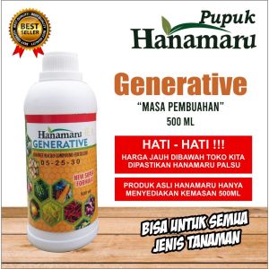 HANAMARU GENERATIVE PUPUK PEMBUAHAN (UNTUK SEMUA JENIS TANAMAN)