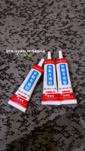 Lem Sepatu Super Kuat 60ml Cairan Perbaikan Sol Tas Sendal Heels Penambal Serbaguna Anti Air / Tahan Air Tahan Lama