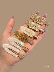 New Arrival Vinegar Traceless Hair Clips Frontal Haircard Side Clip Duckbill Clip Womens Fashionable Hair Accessories