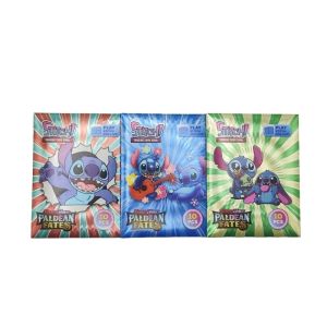 10Pcs/pack Disney Lilo & Stitch Game Card No Repeat Waterproof Colorful Cards Collections Toys For Kids Gifts