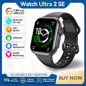 Watch Ultra 2 SE Men Women 1000mAh AMOLED Heart Rate 100+Sport Bluetooth Call GPS Track Waterproof Smart Watch For IOS Android