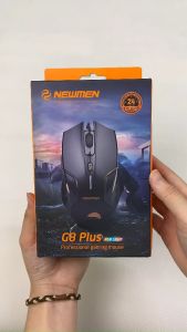 Chuột Máy Tính Có Dây Gaming NEWMEN G8Plus 4200DPI Sensor Pixart 3519 Switch Kailh 20M LEG RGB Backlit Đen - Hàng Chính Hãng Bảo Hành 24 Tháng