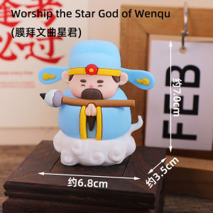 Chinese mini Fairy Ornaments Guanyin Desktop God of Wealth Mascot Crafts Buddha Shrine Entrance Decoration Car Ornaments