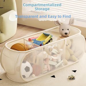 NAIFUNA | Childrens Portable Large Capacity Transparent Storage Basket