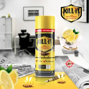 KILL IT Spray Serangga dan Lipas dalam Kereta  Bilik  Office dan Rumah  Pest Control Spray Serangga  Anti Crawling Insect Kill In Minutes
