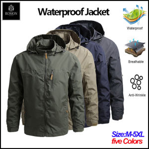 เสื้อแจ็กเก็ตสำหรับแจ็คเก็ตกันน้ำใส่กลางแจ้งชายและหญิงสไตล์แนวเดียวกันสำหรับฤดูใบไม้ผลิและฤดูใบไม้ร่วง