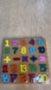 20*20cm Wooden Alphabet Digital Puzzle Toys Kids Number Letter shape Matching Jigsaw Board