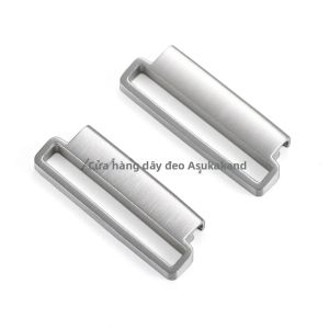 2 Chiếc Thép Không Gỉ Milanese Nylon Dây Đeo Đồng Hồ Bộ Chuyển Đổi Phát Hành Nhanh 20mm-22mm/22mm-24mm Đầu Nối Kim Loại Phụ Kiện Cho Đồng Hồ
