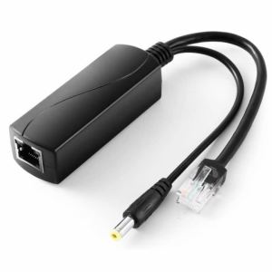POE Splitter 12V 2A Output with IEEE 802.3af/at Standard Power Over Ethernet Splitter Adapter for Security IP Camera