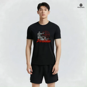 Madaha Kaos Baju Dry fit Jersey Olahraga Perbakin Three Shot