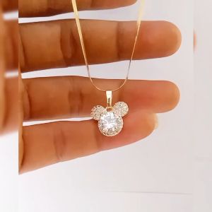 Kalung Titanium Gepeng 316L untuk Anak Perempuan 35 Cm 6-10 Tahun Anti-Karat Selamanya dan Tidak Gampang Hitam Cantik dan Elegan