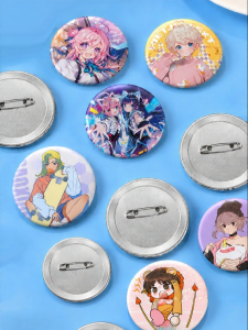 Custom Round Coated Metal Badge