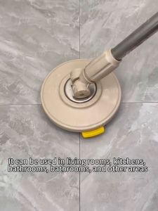 CD Spin Mop Cleaning Head Brush Soft Bristles Mop Head Replacement Brush Map Floor Cleaning Accessory