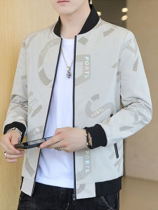 Mens Fashionable Thickened Fleece Casual Jacket Spring Autumn Winter Versatile Large Size Zipper Closure Long Sleeve Coat