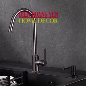 Vòi nước rửa chén lạnh vòi rửa chén vòi bồn rửa bát inox cao cấp vòi mạ nano vòi chống bán vân tay