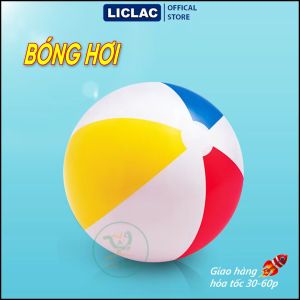 Bóng hơi Cao Cấp đường kính 51cm nhựa PVC dày dùng cho các hoạt động thể thao vui chơi hồ bơi đi biển
