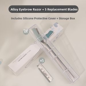 Brainbow | Metal Womens Safe Double-sided Professional Eyebrow Razor