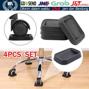 【Grosir Murah】4Buah/Set Bed Stopper & Furniture Stopper Caster Cups Prevents Scratches Fits to All Wheels of FurnitureSofasBedsChairs