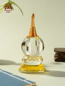 Indoor Acrylic Buddha Tower Decoration