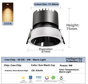 EUROB | Anti-Glare Spot Light