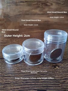 Mini Plastic Storage Box Tooth Coin Sorting Box Transparent Hard PP Material Dental Supplies Organizer Box Laboratory Use