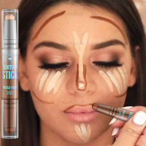 1pc Dual-ended Contour Stick Facial Foundation Concealer Waterproof Dark Circles Correcting Contour Concealer Korean Makeup