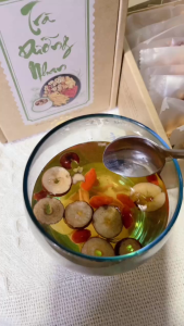 Hộp 10 gói trà dưỡng nhan kỷ tử táo đỏ Sunrise hàng công ty