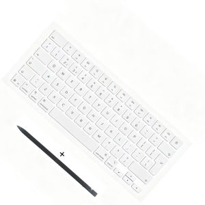 UK English Silver Keycap Set For Macbook Neo 13" A3404 Laptop Keyboard Full Keys Caps Replacement Repair Parts