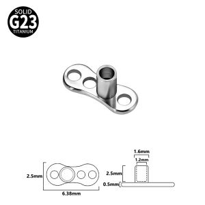 1-4PCS Inplanted Grade Titanium Micro Dermal Anchor Opal Stone Top Micro Dermal Anchor Piercing Skin Diver Piercing Body Jewelry