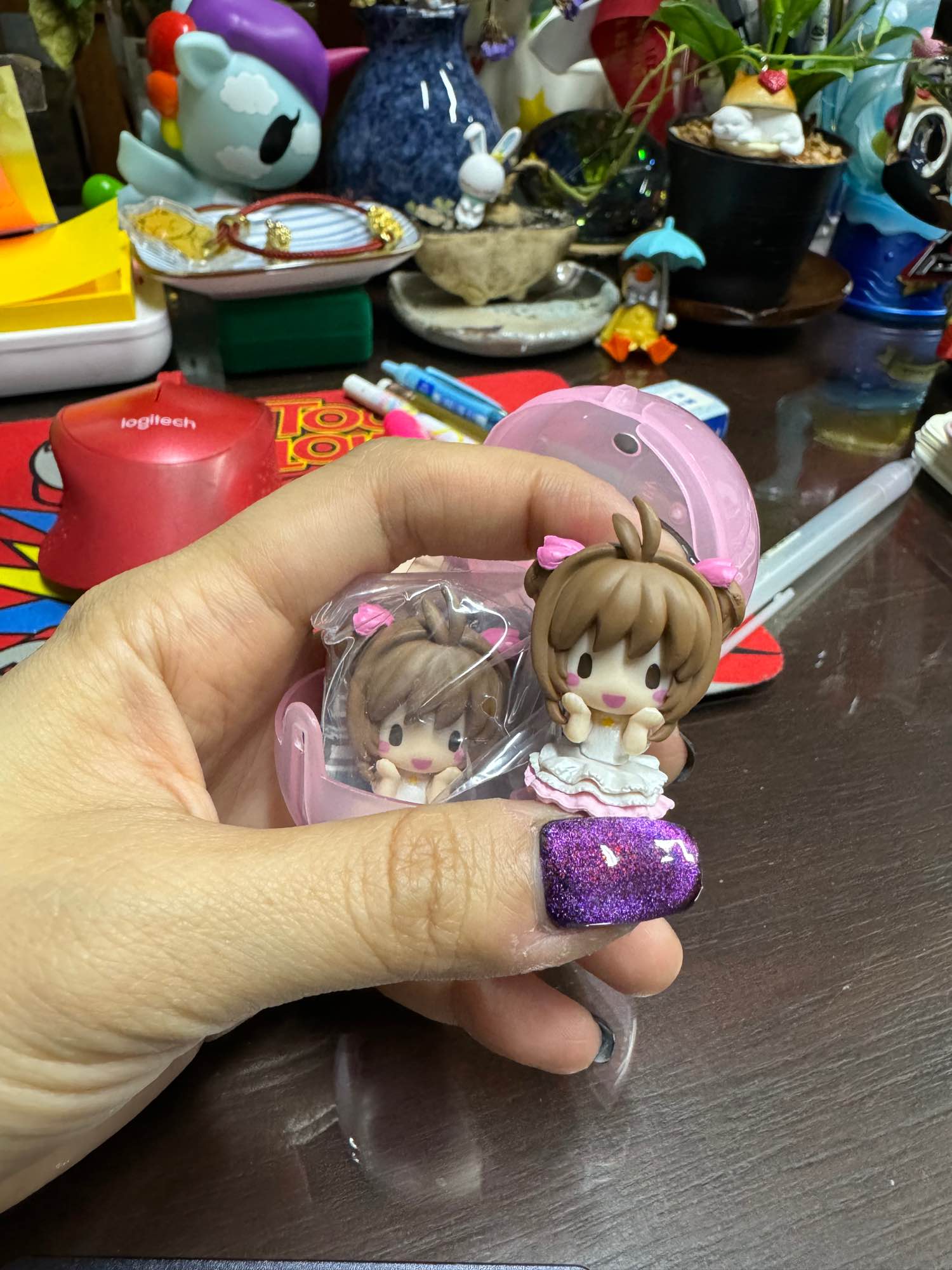 ฟิกเกอร์ขนาดเล็ก CardCaptor Sakura กาชาปอง - ซากุระ 