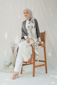 OUTER BATIK ABSTRAC BAHAN CERUTY PREMIUM FREE SIZE