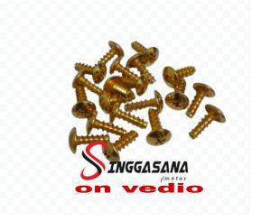 SEKRUP BAUT YAMAHA 5X16 / KUNCI OBENG PLUS - HARGA DAPAT 5PCS