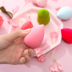 Sudyod【มีสินค้าในสต๊อก】 เปียกและแห้ง ฟองน้ำแต่งหน้า แป้งพัฟ กล่อง 1ชิ้น (คละสี) Powder puff