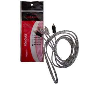 Kabel RCA HOLLYWOOD AUDIO 2 Meter Interconnect Inter Connectors Cable Cabel Mobil 2M 2mtr 2meter