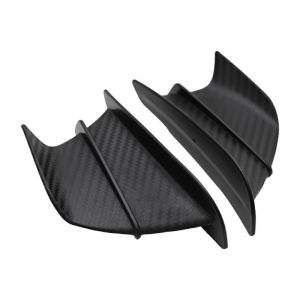 2PC Universal Motorcycle Winglet Aerodynamic Spoiler Wing with Adhesive Motorcycle Decoration Sticker For Yamaha Suzuki Kawasaki