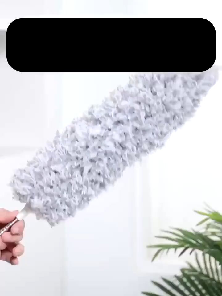 Chổi Quét Trần Nhà Bằng Sợi Cán Dài Xếp Gọn 2m8 - Chổi Quét Bụi Đa Năng Rút Xoay 360 Độ