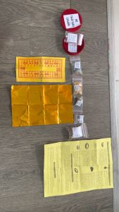 Bộ Thất Bảo Chuẩn Cho Vào Bát Hương Tượng Đồng Bộ Thất Bảo Đầy Đủ Thờ Cúng