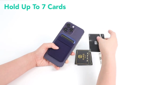 NIAOJIU Anti-theft  Phone Card Bag For Magsafe Wallet Double Layer Wallet Case High Quality Elastic Mobile Phone Case Universal