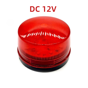 12V 24V LED Nhấp Nháy Đèn Cảnh Báo Khẩn Cấp Nhấp Nháy Đèn Hiệu Đỏ/Vàng Công Nghiệp Báo Động An Ninh Đèn Cho Cổng Hệ Thống Mở Cửa
