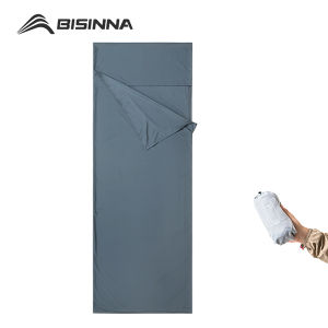 BISINNA | BISINNA Portable Sleeping Bag Liner With Pillowcase Ultralight Polyester Pongee Sleeping Bag for Camping Travel Hotel 220*80cm