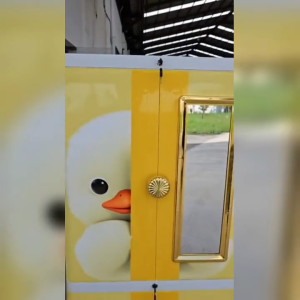 Lemari Gantung Jumbo Akako Tip Top Round Lemari Printing Lemari Gantung dan Cermin Lemari Minimalis