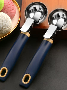 Stainless Steel Ice Cream Spoon Ball Digging Tool Commercial Kitchen Fruit Dividers round Ball Scoop Spoons Ice Cream Scoops